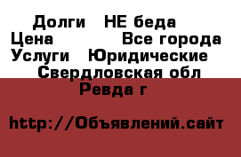 Долги - НЕ беда ! › Цена ­ 1 000 - Все города Услуги » Юридические   . Свердловская обл.,Ревда г.